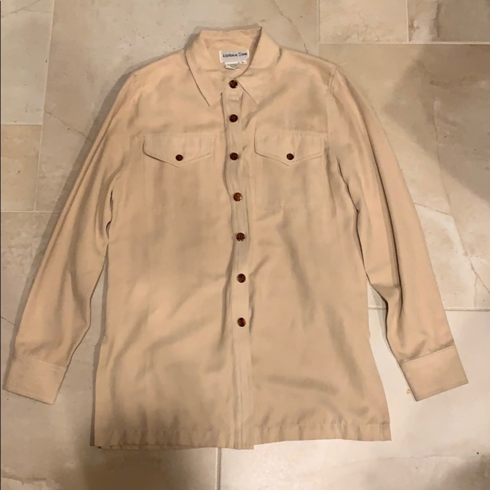Tan Colored Button Down - image 1